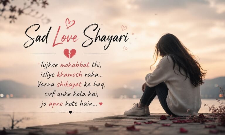sad Love shayari