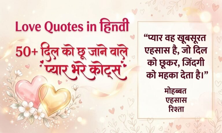 Love quotes in hindi