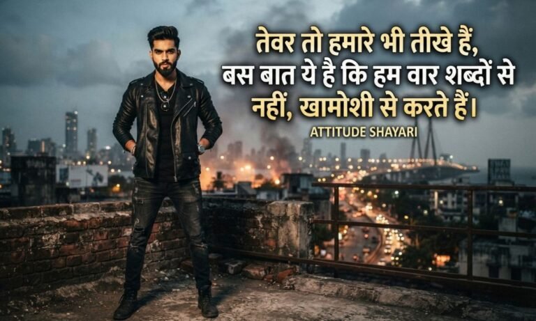 Attitude Shayari with Emoji