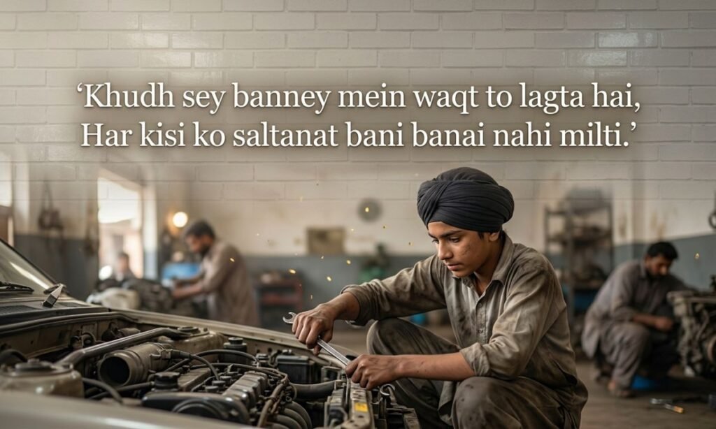 "50+ Best Motivational Hard Work Shayari |poetry for Success in Hindi And Urdu" ज़िंदगी में सफलता पाने के लिए मेहनत से बड़ा कोई हथियार नहीं होता, और इसी जज़्बे को अल्फाज़ों में पिरोने के लिए Motivational Hard Work Shayari for Success एक बेहतरीन ज़रिया बन जाती है। यह शायरी सिर्फ शब्द नहीं बल्कि मेहनत, लगन और जीत के जज़्बे का प्रतीक होती है। यही वजह है कि आजकल हर उम्र के लोग अपनी प्रेरणा बढ़ाने के लिए Motivational Hard Work Shayari for Success को खूब पसंद कर रहे हैं। जब भी मन थके या हौसला कमज़ोर पड़े, यही शायरी नई ऊर्जा भर देती है। अगर आप भी अपनी मंज़िल की तरफ बढ़ते हुए खुद को मोटिवेट रखना चाहते हैं, तो Motivational Hard Work Shayari for Success आपके लिए बेहतरीन साथी साबित हो सकती है। यह शायरी आलस और निराशा को दूर कर मेहनत जारी रखने की प्रेरणा देती है, जिससे इंसान हर मुश्किल के बावजूद अपने लक्ष्य पर टिका रहता है। हमने इस आर्टिकल में खासतौर पर 50+ बेहतरीन Motivational Hard Work Shayari for Success का कलेक्शन तैयार किया है, जो हिंदी और इंग्लिश दोनों भाषाओं में उपलब्ध है। चाहे आप स्टूडेंट हों, जॉब करते हों या अपना बिज़नेस चला रहे हों, यह Motivational Hard Work Shayari for Success कलेक्शन हर किसी के लिए मददगार साबित होगा। इस आर्टिकल में दी गई हर Motivational Hard Work Shayari for Success को मेहनत, संघर्ष और जीत के जज़्बे के साथ खास तौर पर चुना गया है। तो चलिए बिना देर किए शुरू करते हैं यह जोशीला और प्रेरणादायक Motivational Hard Work Shayari for Success का सफर। Motivational Hard Work Shayari in Hindi 💪 मेहनत से मत घबरा, ये तेरा हथियार है, हर मुश्किल के पार तेरी जीत का इंतज़ार है। 🔥 🌟 Mehnat kabhi bekaar nahi jaati kisi ki, Waqt ke saath milta hai fal har kisi ki. ⚡ 🎯 आज का पसीना कल की पहचान बनेगा, मेहनत का हर लम्हा तेरा भाग्य लिखेगा। 💯 🚀 Sapno ko haqeeqat mein badalna hai agar, Mehnat se naata jodo, chhodo har dar. 🔥 📈 गिरने से मत डर, उठना सीख ले तू, मेहनत के दम पर मंज़िल छू ले तू। 💪 🌅 Raat din mehnat karne wale hi, Ek din duniya mein naam kamate hain sahi. ⭐ 🏆 सफलता का कोई शॉर्टकट नहीं होता, मेहनत के बिना कोई मुकाम नहीं होता। 🎯 🔥 Jo mehnat se kabhi peeche nahi hatta, Wahi zindagi ki har jung jeeta hai pakka. 💯 💎 मेहनत ही वो कुंजी है जो हर ताला खोलती है, सफलता की कहानी खुद ब खुद बोलती है। 🚀 ⚡ Mehnat karne walon ka waqt bhi saath deta hai, Har mushkil ke baad safalta ka raasta deta hai. 🏆 Motivational Hard Work Shayari 💪 Mehnat karne walon ki kabhi haar nahi hoti, Kismat bhi jhuk jaati hai, jab mehnat sacchi hoti. 🔥 🌟 Sapne wo nahi jo sote waqt aayein, Sapne wo hain jo mehnat se poore ho jaayein. 🎯 🚀 Raaton ko jaagkar jo mehnat karte hain, Wahi ek din itihaas rachte hain. ⭐ 💯 Aasan raahon pe to har koi chal leta hai, Mehnat wahi hai jo mushkil raah bhi tay kar leta hai. 🔥 🏆 Jo mehnat se nahi ghabraata, wahi jeetta hai, Har haar ke baad bhi wo khada rehta hai. 💪 ⚡ Paseene ki har boond ek kahani likhti hai, Mehnat ki raah par safalta khud chalkar aati hai. 🌟 🎯 Manzil mushkil hai to kya hua, Mehnat se har raasta aasan ho jaata hai. 🚀 🔥 Jo aaj mehnat ka beej bota hai, Kal wahi safalta ki fasal kaatta hai. 💯 Motivational Hard Work Shayari in Urdu 🔥 Mushkil raaste hi kamyaab logon ki pehchaan hote hain, Aasaani se milne wale khwaab adhoore reh jaate hain. 💪 🌟 Waqt guzarta hai, mehnat rang laati hai, Jo dooba rehta hai kaam mein, manzil khud bulaati hai. 🎯 🚀 Thakaan hoti hai magar himmat nahi haarni, Jeetne walon ko aakhri saans tak koshish karni. ⚡ 💎 Bina mehnat ke koi taaj nahi milta, Har kamyaab shaks ka pehle ek sangharsh hota hai. 🏆 🌙 Chand raaton ki neend qurbaan kar de, Zindagi bhar ki kamyaabi haasil kar le. 💯 🔥 Log has diye the jab maine shuruaat ki thi, Aaj wahi log meri mehnat ki misaal dete hain. 👑 ⚡ Girna buri baat nahi, na uthna buri baat hai, Har naakaami ke baad koshish hi asli jazbaat hai. 🚀 🌅 Subah ki mehnat, shaam ki kamyaabi banti hai, Jo mehnat se nahi bhaagta, duniya usko salaam karti hai. 🏆 Motivational Hard Work Shayari and Quotes 📌 "Mehnat wo chaabi hai jo har band darwaza khol deti hai." 📌 "Safalta uspe muskurati hai jo mehnat se kabhi nahi rukta." 📌 "Sapne dekhna aasan hai, unhe poora karna mehnat maangta hai." 📌 "Jo aaj thak kar bhi chalta hai, wahi kal jeetta hai." 📌 "Kamyaabi ka koi shortcut nahi, sirf mehnat hi asli raasta hai." 📌 "Har mushkil ek naya sabak leke aati hai, bas seekhna aana chahiye." 📌 "وقت کبھی کسی کا انتظار نہیں کرتا، محنت کرنے والوں کا ساتھ ضرور دیتا ہے۔" 📌 "جو محنت سے دوستی کر لیتا ہے، کامیابی خود اس کی دوستی مانگ لیتی ہے۔" 📌 "رات کی محنت ہی دن کی روشنی بنتی ہے۔" 📌 "ہار کر بیٹھنا کمزوری ہے، دوبارہ کوشش کرنا اصل طاقت ہے۔" 📌 "محنت اتنی خاموشی سے کرو کہ کامیابی شور مچا دے۔" Poetry on success In Urdu 🔥 کامیابی اُسی کے قدم چومتی ہے، جو محنت کی راہ میں کبھی نہیں تھکتا۔ 💪 🌟 منزل مشکل ہے مگر ناممکن نہیں، ہمت کرنے والوں کا کوئی مقابلہ نہیں۔ 🎯 ⚡ رات کی نیند قربان کرنے والے، ایک دن دنیا میں مثال بن جاتے ہیں۔ 🚀 💎 گرنا شکست نہیں، نہ اٹھنا ہی جیت ہے، ہر ناکامی کے بعد کوشش ہی اصل ریت ہے۔ 🏆 🌙 جو خواب دیکھتے ہیں، وہی رنگ لاتے ہیں، محنت کے بغیر خواب ادھورے رہ جاتے ہیں۔ ⭐ 🔥 کامیابی کا کوئی شارٹ کٹ نہیں ہوتا، محنت کے بغیر کوئی مقام نہیں ہوتا۔ 🎯 💪 جو آج پسینہ بہاتا ہے خاموشی سے، کل وہی دنیا میں پہچانا جاتا ہے روشنی سے۔ 🌟 Poetry on success in hindi 🔥 कामयाबी उसी के कदम चूमती है, जो मेहनत की राह में कभी नहीं थकता। 💪 🌟 मंज़िल मुश्किल है मगर नामुमकिन नहीं, हिम्मत करने वालों का कोई मुकाबला नहीं। 🎯 ⚡ रात की नींद कुर्बान करने वाले, एक दिन दुनिया में मिसाल बन जाते हैं। 🚀 💎 गिरना हार नहीं, न उठना ही जीत है, हर नाकामी के बाद कोशिश ही असली रीत है। 🏆 🌙 जो ख्वाब देखते हैं, वही रंग लाते हैं, मेहनत के बिना ख्वाब अधूरे रह जाते हैं। ⭐ 🔥 कामयाबी का कोई शॉर्टकट नहीं होता, मेहनत के बिना कोई मुकाम नहीं होता। 🎯 💪 जो आज पसीना बहाता है खामोशी से, कल वही दुनिया में पहचाना जाता है रोशनी से। 🌟 🌅 सफलता की राह में मुश्किलें आती हैं ज़रूर, पर हौसला रखने वाले पहुंचते हैं मंज़िल तक ज़रूर। 🚀 और शायरी चाहिए इस टॉपिक पे? Inspirational Urdu Quotes 📌 "Waqt sabse bada ustaad hai, ye har cheez sikha deta hai." 📌 "Mehnat karne walon ko kabhi haarte hue nahi dekha." 📌 "Khudi ko buland kar itna ke har taqdeer se pehle khuda bande se khud pooche, bata teri raza kya hai." – (Allama Iqbal ke falsafe se mutasir) 📌 "Jo log mushkilon se darte hain, wo kabhi kamyaab nahi hote." 📌 "Zindagi mein wahi log jeetein hain jo haarna nahi jaante." 📌 "Sabar aur mehnat wo do chaabiyan hain jo har mushkil darwaza khol deti hain." 📌 "Insaan wahi buland hota hai jo apni khudi ko pehchaan leta hai." 📌 "Mushkilein aati hain sikhane ke liye, todne ke liye nahi." 📌 "Jo apne khwabon ke liye jaagta hai, duniya usko salaam karti hai." 📌 "Har raat ke baad subah hoti hai, bas himmat rakhni padti hai." Motivational Quotes in English 📌 "Success doesn't come to you, you go to it." 📌 "The pain you feel today will be the strength you feel tomorrow." 📌 "Hard work beats talent when talent doesn't work hard." 📌 "Every sunset gives you one less day to reach your dreams, so get up and chase them." 📌 "Discipline is the bridge between goals and accomplishment." 📌 "Small steps every day lead to big results over time." 📌 "You don't have to be great to start, but you have to start to be great." 📌 "Failure is only the opportunity to begin again more intelligently." 📌 "Dreams don't work unless you do." 📌 "The comeback is always stronger than the setback." Last Words Umeed hai ke aapko hamara ye Motivational Hard Work Shayari for Success collection dil se pasand aaya hoga. Har sher mein wo mehnat, lagan aur jeet ka jazba shamil kiya gaya hai jo har insaan ko apni manzil ki taraf badhne ki himmat deta hai, aur yehi wajah hai ke Motivational Hard Work Shayari for Success aajkal itni pasand ki ja rahi hai. Ye shayari sirf alfaz nahi balke mehnat se safalta tak ke safar ko bhi bayan karti hai. Agar aap bhi apni manzil ki taraf badhte hue khud ko motivate rakhna chahte hain, to ye Motivational Hard Work Shayari for Success aapke liye behtareen sahara ban sakti hai. Ye lines aalas aur nirasha ko door kar mehnat jaari rakhne ki prerna deti hain, jisse insaan har mushkil ke bawajood apne goal par tika rehta hai. Humne is article mein khaas taur par 50+ behtareen Motivational Hard Work Shayari for Success ka collection tayar kiya hai, jo Hindi aur English dono languages mein available hai. Ant mein, hum yehi kahenge ke Motivational Hard Work Shayari for Success mehnat aur sangharsh ka wo jazba hai jo har insaan ko haar na maanne ki seekh deta hai. Agar aapko ye Motivational Hard Work Shayari for Success collection pasand aaya ho, to ise apne doston aur family ke saath zaroor share karein taake unhe bhi apni manzil paane ka hausla mil sake. "50+ Best Motivational Hard Work Shayari |poetry for Success in Hindi And Urdu" ज़िंदगी में सफलता पाने के लिए मेहनत से बड़ा कोई हथियार नहीं होता, और इसी जज़्बे को अल्फाज़ों में पिरोने के लिए Motivational Hard Work Shayari for Success एक बेहतरीन ज़रिया बन जाती है। यह शायरी सिर्फ शब्द नहीं बल्कि मेहनत, लगन और जीत के जज़्बे का प्रतीक होती है। यही वजह है कि आजकल हर उम्र के लोग अपनी प्रेरणा बढ़ाने के लिए Motivational Hard Work Shayari for Success को खूब पसंद कर रहे हैं। जब भी मन थके या हौसला कमज़ोर पड़े, यही शायरी नई ऊर्जा भर देती है। अगर आप भी अपनी मंज़िल की तरफ बढ़ते हुए खुद को मोटिवेट रखना चाहते हैं, तो Motivational Hard Work Shayari for Success आपके लिए बेहतरीन साथी साबित हो सकती है। यह शायरी आलस और निराशा को दूर कर मेहनत जारी रखने की प्रेरणा देती है, जिससे इंसान हर मुश्किल के बावजूद अपने लक्ष्य पर टिका रहता है। हमने इस आर्टिकल में खासतौर पर 50+ बेहतरीन Motivational Hard Work Shayari for Success का कलेक्शन तैयार किया है, जो हिंदी और इंग्लिश दोनों भाषाओं में उपलब्ध है। चाहे आप स्टूडेंट हों, जॉब करते हों या अपना बिज़नेस चला रहे हों, यह Motivational Hard Work Shayari for Success कलेक्शन हर किसी के लिए मददगार साबित होगा। इस आर्टिकल में दी गई हर Motivational Hard Work Shayari for Success को मेहनत, संघर्ष और जीत के जज़्बे के साथ खास तौर पर चुना गया है। तो चलिए बिना देर किए शुरू करते हैं यह जोशीला और प्रेरणादायक Motivational Hard Work Shayari for Success का सफर। Motivational Hard Work Shayari in Hindi 💪 मेहनत से मत घबरा, ये तेरा हथियार है, हर मुश्किल के पार तेरी जीत का इंतज़ार है। 🔥 🌟 Mehnat kabhi bekaar nahi jaati kisi ki, Waqt ke saath milta hai fal har kisi ki. ⚡ 🎯 आज का पसीना कल की पहचान बनेगा, मेहनत का हर लम्हा तेरा भाग्य लिखेगा। 💯 🚀 Sapno ko haqeeqat mein badalna hai agar, Mehnat se naata jodo, chhodo har dar. 🔥 📈 गिरने से मत डर, उठना सीख ले तू, मेहनत के दम पर मंज़िल छू ले तू। 💪 🌅 Raat din mehnat karne wale hi, Ek din duniya mein naam kamate hain sahi. ⭐ 🏆 सफलता का कोई शॉर्टकट नहीं होता, मेहनत के बिना कोई मुकाम नहीं होता। 🎯 🔥 Jo mehnat se kabhi peeche nahi hatta, Wahi zindagi ki har jung jeeta hai pakka. 💯 💎 मेहनत ही वो कुंजी है जो हर ताला खोलती है, सफलता की कहानी खुद ब खुद बोलती है। 🚀 ⚡ Mehnat karne walon ka waqt bhi saath deta hai, Har mushkil ke baad safalta ka raasta deta hai. 🏆 Motivational Hard Work Shayari 💪 Mehnat karne walon ki kabhi haar nahi hoti, Kismat bhi jhuk jaati hai, jab mehnat sacchi hoti. 🔥 🌟 Sapne wo nahi jo sote waqt aayein, Sapne wo hain jo mehnat se poore ho jaayein. 🎯 🚀 Raaton ko jaagkar jo mehnat karte hain, Wahi ek din itihaas rachte hain. ⭐ 💯 Aasan raahon pe to har koi chal leta hai, Mehnat wahi hai jo mushkil raah bhi tay kar leta hai. 🔥 🏆 Jo mehnat se nahi ghabraata, wahi jeetta hai, Har haar ke baad bhi wo khada rehta hai. 💪 ⚡ Paseene ki har boond ek kahani likhti hai, Mehnat ki raah par safalta khud chalkar aati hai. 🌟 🎯 Manzil mushkil hai to kya hua, Mehnat se har raasta aasan ho jaata hai. 🚀 🔥 Jo aaj mehnat ka beej bota hai, Kal wahi safalta ki fasal kaatta hai. 💯 Motivational Hard Work Shayari in Urdu 🔥 Mushkil raaste hi kamyaab logon ki pehchaan hote hain, Aasaani se milne wale khwaab adhoore reh jaate hain. 💪 🌟 Waqt guzarta hai, mehnat rang laati hai, Jo dooba rehta hai kaam mein, manzil khud bulaati hai. 🎯 🚀 Thakaan hoti hai magar himmat nahi haarni, Jeetne walon ko aakhri saans tak koshish karni. ⚡ 💎 Bina mehnat ke koi taaj nahi milta, Har kamyaab shaks ka pehle ek sangharsh hota hai. 🏆 🌙 Chand raaton ki neend qurbaan kar de, Zindagi bhar ki kamyaabi haasil kar le. 💯 🔥 Log has diye the jab maine shuruaat ki thi, Aaj wahi log meri mehnat ki misaal dete hain. 👑 ⚡ Girna buri baat nahi, na uthna buri baat hai, Har naakaami ke baad koshish hi asli jazbaat hai. 🚀 🌅 Subah ki mehnat, shaam ki kamyaabi banti hai, Jo mehnat se nahi bhaagta, duniya usko salaam karti hai. 🏆 Motivational Hard Work Shayari and Quotes 📌 "Mehnat wo chaabi hai jo har band darwaza khol deti hai." 📌 "Safalta uspe muskurati hai jo mehnat se kabhi nahi rukta." 📌 "Sapne dekhna aasan hai, unhe poora karna mehnat maangta hai." 📌 "Jo aaj thak kar bhi chalta hai, wahi kal jeetta hai." 📌 "Kamyaabi ka koi shortcut nahi, sirf mehnat hi asli raasta hai." 📌 "Har mushkil ek naya sabak leke aati hai, bas seekhna aana chahiye." 📌 "وقت کبھی کسی کا انتظار نہیں کرتا، محنت کرنے والوں کا ساتھ ضرور دیتا ہے۔" 📌 "جو محنت سے دوستی کر لیتا ہے، کامیابی خود اس کی دوستی مانگ لیتی ہے۔" 📌 "رات کی محنت ہی دن کی روشنی بنتی ہے۔" 📌 "ہار کر بیٹھنا کمزوری ہے، دوبارہ کوشش کرنا اصل طاقت ہے۔" 📌 "محنت اتنی خاموشی سے کرو کہ کامیابی شور مچا دے۔" Poetry on success In Urdu 🔥 کامیابی اُسی کے قدم چومتی ہے، جو محنت کی راہ میں کبھی نہیں تھکتا۔ 💪 🌟 منزل مشکل ہے مگر ناممکن نہیں، ہمت کرنے والوں کا کوئی مقابلہ نہیں۔ 🎯 ⚡ رات کی نیند قربان کرنے والے، ایک دن دنیا میں مثال بن جاتے ہیں۔ 🚀 💎 گرنا شکست نہیں، نہ اٹھنا ہی جیت ہے، ہر ناکامی کے بعد کوشش ہی اصل ریت ہے۔ 🏆 🌙 جو خواب دیکھتے ہیں، وہی رنگ لاتے ہیں، محنت کے بغیر خواب ادھورے رہ جاتے ہیں۔ ⭐ 🔥 کامیابی کا کوئی شارٹ کٹ نہیں ہوتا، محنت کے بغیر کوئی مقام نہیں ہوتا۔ 🎯 💪 جو آج پسینہ بہاتا ہے خاموشی سے، کل وہی دنیا میں پہچانا جاتا ہے روشنی سے۔ 🌟 Poetry on success in hindi 🔥 कामयाबी उसी के कदम चूमती है, जो मेहनत की राह में कभी नहीं थकता। 💪 🌟 मंज़िल मुश्किल है मगर नामुमकिन नहीं, हिम्मत करने वालों का कोई मुकाबला नहीं। 🎯 ⚡ रात की नींद कुर्बान करने वाले, एक दिन दुनिया में मिसाल बन जाते हैं। 🚀 💎 गिरना हार नहीं, न उठना ही जीत है, हर नाकामी के बाद कोशिश ही असली रीत है। 🏆 🌙 जो ख्वाब देखते हैं, वही रंग लाते हैं, मेहनत के बिना ख्वाब अधूरे रह जाते हैं। ⭐ 🔥 कामयाबी का कोई शॉर्टकट नहीं होता, मेहनत के बिना कोई मुकाम नहीं होता। 🎯 💪 जो आज पसीना बहाता है खामोशी से, कल वही दुनिया में पहचाना जाता है रोशनी से। 🌟 🌅 सफलता की राह में मुश्किलें आती हैं ज़रूर, पर हौसला रखने वाले पहुंचते हैं मंज़िल तक ज़रूर। 🚀 और शायरी चाहिए इस टॉपिक पे? Inspirational Urdu Quotes 📌 "Waqt sabse bada ustaad hai, ye har cheez sikha deta hai." 📌 "Mehnat karne walon ko kabhi haarte hue nahi dekha." 📌 "Khudi ko buland kar itna ke har taqdeer se pehle khuda bande se khud pooche, bata teri raza kya hai." – (Allama Iqbal ke falsafe se mutasir) 📌 "Jo log mushkilon se darte hain, wo kabhi kamyaab nahi hote." 📌 "Zindagi mein wahi log jeetein hain jo haarna nahi jaante." 📌 "Sabar aur mehnat wo do chaabiyan hain jo har mushkil darwaza khol deti hain." 📌 "Insaan wahi buland hota hai jo apni khudi ko pehchaan leta hai." 📌 "Mushkilein aati hain sikhane ke liye, todne ke liye nahi." 📌 "Jo apne khwabon ke liye jaagta hai, duniya usko salaam karti hai." 📌 "Har raat ke baad subah hoti hai, bas himmat rakhni padti hai." Motivational Quotes in English 📌 "Success doesn't come to you, you go to it." 📌 "The pain you feel today will be the strength you feel tomorrow." 📌 "Hard work beats talent when talent doesn't work hard." 📌 "Every sunset gives you one less day to reach your dreams, so get up and chase them." 📌 "Discipline is the bridge between goals and accomplishment." 📌 "Small steps every day lead to big results over time." 📌 "You don't have to be great to start, but you have to start to be great." 📌 "Failure is only the opportunity to begin again more intelligently." 📌 "Dreams don't work unless you do." 📌 "The comeback is always stronger than the setback." Last Words Umeed hai ke aapko hamara ye Motivational Hard Work Shayari for Success collection dil se pasand aaya hoga. Har sher mein wo mehnat, lagan aur jeet ka jazba shamil kiya gaya hai jo har insaan ko apni manzil ki taraf badhne ki himmat deta hai, aur yehi wajah hai ke Motivational Hard Work Shayari for Success aajkal itni pasand ki ja rahi hai. Ye shayari sirf alfaz nahi balke mehnat se safalta tak ke safar ko bhi bayan karti hai. Agar aap bhi apni manzil ki taraf badhte hue khud ko motivate rakhna chahte hain, to ye Motivational Hard Work Shayari for Success aapke liye behtareen sahara ban sakti hai. Ye lines aalas aur nirasha ko door kar mehnat jaari rakhne ki prerna deti hain, jisse insaan har mushkil ke bawajood apne goal par tika rehta hai. Humne is article mein khaas taur par 50+ behtareen Motivational Hard Work Shayari for Success ka collection tayar kiya hai, jo Hindi aur English dono languages mein available hai. Ant mein, hum yehi kahenge ke Motivational Hard Work Shayari for Success mehnat aur sangharsh ka wo jazba hai jo har insaan ko haar na maanne ki seekh deta hai. Agar aapko ye Motivational Hard Work Shayari for Success collection pasand aaya ho, to ise apne doston aur family ke saath zaroor share karein taake unhe bhi apni manzil paane ka hausla mil sake. Motivational Hard Work Shayari