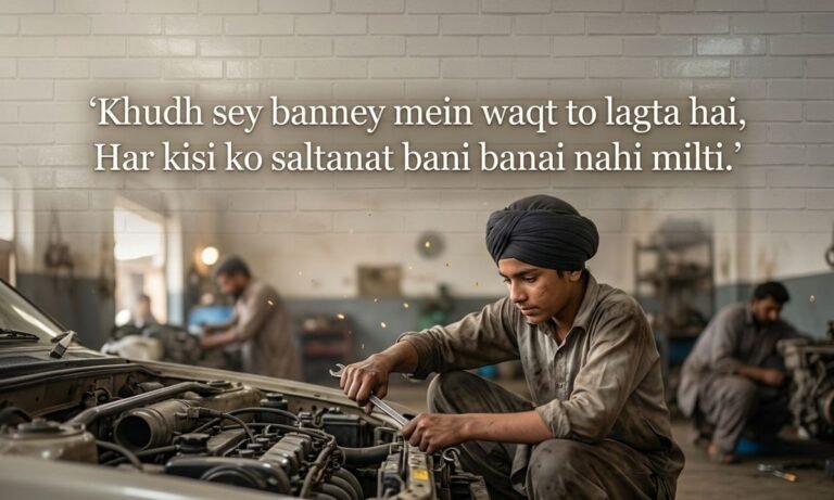 "50+ Best Motivational Hard Work Shayari |poetry for Success in Hindi And Urdu" ज़िंदगी में सफलता पाने के लिए मेहनत से बड़ा कोई हथियार नहीं होता, और इसी जज़्बे को अल्फाज़ों में पिरोने के लिए Motivational Hard Work Shayari for Success एक बेहतरीन ज़रिया बन जाती है। यह शायरी सिर्फ शब्द नहीं बल्कि मेहनत, लगन और जीत के जज़्बे का प्रतीक होती है। यही वजह है कि आजकल हर उम्र के लोग अपनी प्रेरणा बढ़ाने के लिए Motivational Hard Work Shayari for Success को खूब पसंद कर रहे हैं। जब भी मन थके या हौसला कमज़ोर पड़े, यही शायरी नई ऊर्जा भर देती है। अगर आप भी अपनी मंज़िल की तरफ बढ़ते हुए खुद को मोटिवेट रखना चाहते हैं, तो Motivational Hard Work Shayari for Success आपके लिए बेहतरीन साथी साबित हो सकती है। यह शायरी आलस और निराशा को दूर कर मेहनत जारी रखने की प्रेरणा देती है, जिससे इंसान हर मुश्किल के बावजूद अपने लक्ष्य पर टिका रहता है। हमने इस आर्टिकल में खासतौर पर 50+ बेहतरीन Motivational Hard Work Shayari for Success का कलेक्शन तैयार किया है, जो हिंदी और इंग्लिश दोनों भाषाओं में उपलब्ध है। चाहे आप स्टूडेंट हों, जॉब करते हों या अपना बिज़नेस चला रहे हों, यह Motivational Hard Work Shayari for Success कलेक्शन हर किसी के लिए मददगार साबित होगा। इस आर्टिकल में दी गई हर Motivational Hard Work Shayari for Success को मेहनत, संघर्ष और जीत के जज़्बे के साथ खास तौर पर चुना गया है। तो चलिए बिना देर किए शुरू करते हैं यह जोशीला और प्रेरणादायक Motivational Hard Work Shayari for Success का सफर। Motivational Hard Work Shayari in Hindi 💪 मेहनत से मत घबरा, ये तेरा हथियार है, हर मुश्किल के पार तेरी जीत का इंतज़ार है। 🔥 🌟 Mehnat kabhi bekaar nahi jaati kisi ki, Waqt ke saath milta hai fal har kisi ki. ⚡ 🎯 आज का पसीना कल की पहचान बनेगा, मेहनत का हर लम्हा तेरा भाग्य लिखेगा। 💯 🚀 Sapno ko haqeeqat mein badalna hai agar, Mehnat se naata jodo, chhodo har dar. 🔥 📈 गिरने से मत डर, उठना सीख ले तू, मेहनत के दम पर मंज़िल छू ले तू। 💪 🌅 Raat din mehnat karne wale hi, Ek din duniya mein naam kamate hain sahi. ⭐ 🏆 सफलता का कोई शॉर्टकट नहीं होता, मेहनत के बिना कोई मुकाम नहीं होता। 🎯 🔥 Jo mehnat se kabhi peeche nahi hatta, Wahi zindagi ki har jung jeeta hai pakka. 💯 💎 मेहनत ही वो कुंजी है जो हर ताला खोलती है, सफलता की कहानी खुद ब खुद बोलती है। 🚀 ⚡ Mehnat karne walon ka waqt bhi saath deta hai, Har mushkil ke baad safalta ka raasta deta hai. 🏆 Motivational Hard Work Shayari 💪 Mehnat karne walon ki kabhi haar nahi hoti, Kismat bhi jhuk jaati hai, jab mehnat sacchi hoti. 🔥 🌟 Sapne wo nahi jo sote waqt aayein, Sapne wo hain jo mehnat se poore ho jaayein. 🎯 🚀 Raaton ko jaagkar jo mehnat karte hain, Wahi ek din itihaas rachte hain. ⭐ 💯 Aasan raahon pe to har koi chal leta hai, Mehnat wahi hai jo mushkil raah bhi tay kar leta hai. 🔥 🏆 Jo mehnat se nahi ghabraata, wahi jeetta hai, Har haar ke baad bhi wo khada rehta hai. 💪 ⚡ Paseene ki har boond ek kahani likhti hai, Mehnat ki raah par safalta khud chalkar aati hai. 🌟 🎯 Manzil mushkil hai to kya hua, Mehnat se har raasta aasan ho jaata hai. 🚀 🔥 Jo aaj mehnat ka beej bota hai, Kal wahi safalta ki fasal kaatta hai. 💯 Motivational Hard Work Shayari in Urdu 🔥 Mushkil raaste hi kamyaab logon ki pehchaan hote hain, Aasaani se milne wale khwaab adhoore reh jaate hain. 💪 🌟 Waqt guzarta hai, mehnat rang laati hai, Jo dooba rehta hai kaam mein, manzil khud bulaati hai. 🎯 🚀 Thakaan hoti hai magar himmat nahi haarni, Jeetne walon ko aakhri saans tak koshish karni. ⚡ 💎 Bina mehnat ke koi taaj nahi milta, Har kamyaab shaks ka pehle ek sangharsh hota hai. 🏆 🌙 Chand raaton ki neend qurbaan kar de, Zindagi bhar ki kamyaabi haasil kar le. 💯 🔥 Log has diye the jab maine shuruaat ki thi, Aaj wahi log meri mehnat ki misaal dete hain. 👑 ⚡ Girna buri baat nahi, na uthna buri baat hai, Har naakaami ke baad koshish hi asli jazbaat hai. 🚀 🌅 Subah ki mehnat, shaam ki kamyaabi banti hai, Jo mehnat se nahi bhaagta, duniya usko salaam karti hai. 🏆 Motivational Hard Work Shayari and Quotes 📌 "Mehnat wo chaabi hai jo har band darwaza khol deti hai." 📌 "Safalta uspe muskurati hai jo mehnat se kabhi nahi rukta." 📌 "Sapne dekhna aasan hai, unhe poora karna mehnat maangta hai." 📌 "Jo aaj thak kar bhi chalta hai, wahi kal jeetta hai." 📌 "Kamyaabi ka koi shortcut nahi, sirf mehnat hi asli raasta hai." 📌 "Har mushkil ek naya sabak leke aati hai, bas seekhna aana chahiye." 📌 "وقت کبھی کسی کا انتظار نہیں کرتا، محنت کرنے والوں کا ساتھ ضرور دیتا ہے۔" 📌 "جو محنت سے دوستی کر لیتا ہے، کامیابی خود اس کی دوستی مانگ لیتی ہے۔" 📌 "رات کی محنت ہی دن کی روشنی بنتی ہے۔" 📌 "ہار کر بیٹھنا کمزوری ہے، دوبارہ کوشش کرنا اصل طاقت ہے۔" 📌 "محنت اتنی خاموشی سے کرو کہ کامیابی شور مچا دے۔" Poetry on success In Urdu 🔥 کامیابی اُسی کے قدم چومتی ہے، جو محنت کی راہ میں کبھی نہیں تھکتا۔ 💪 🌟 منزل مشکل ہے مگر ناممکن نہیں، ہمت کرنے والوں کا کوئی مقابلہ نہیں۔ 🎯 ⚡ رات کی نیند قربان کرنے والے، ایک دن دنیا میں مثال بن جاتے ہیں۔ 🚀 💎 گرنا شکست نہیں، نہ اٹھنا ہی جیت ہے، ہر ناکامی کے بعد کوشش ہی اصل ریت ہے۔ 🏆 🌙 جو خواب دیکھتے ہیں، وہی رنگ لاتے ہیں، محنت کے بغیر خواب ادھورے رہ جاتے ہیں۔ ⭐ 🔥 کامیابی کا کوئی شارٹ کٹ نہیں ہوتا، محنت کے بغیر کوئی مقام نہیں ہوتا۔ 🎯 💪 جو آج پسینہ بہاتا ہے خاموشی سے، کل وہی دنیا میں پہچانا جاتا ہے روشنی سے۔ 🌟 Poetry on success in hindi 🔥 कामयाबी उसी के कदम चूमती है, जो मेहनत की राह में कभी नहीं थकता। 💪 🌟 मंज़िल मुश्किल है मगर नामुमकिन नहीं, हिम्मत करने वालों का कोई मुकाबला नहीं। 🎯 ⚡ रात की नींद कुर्बान करने वाले, एक दिन दुनिया में मिसाल बन जाते हैं। 🚀 💎 गिरना हार नहीं, न उठना ही जीत है, हर नाकामी के बाद कोशिश ही असली रीत है। 🏆 🌙 जो ख्वाब देखते हैं, वही रंग लाते हैं, मेहनत के बिना ख्वाब अधूरे रह जाते हैं। ⭐ 🔥 कामयाबी का कोई शॉर्टकट नहीं होता, मेहनत के बिना कोई मुकाम नहीं होता। 🎯 💪 जो आज पसीना बहाता है खामोशी से, कल वही दुनिया में पहचाना जाता है रोशनी से। 🌟 🌅 सफलता की राह में मुश्किलें आती हैं ज़रूर, पर हौसला रखने वाले पहुंचते हैं मंज़िल तक ज़रूर। 🚀 और शायरी चाहिए इस टॉपिक पे? Inspirational Urdu Quotes 📌 "Waqt sabse bada ustaad hai, ye har cheez sikha deta hai." 📌 "Mehnat karne walon ko kabhi haarte hue nahi dekha." 📌 "Khudi ko buland kar itna ke har taqdeer se pehle khuda bande se khud pooche, bata teri raza kya hai." – (Allama Iqbal ke falsafe se mutasir) 📌 "Jo log mushkilon se darte hain, wo kabhi kamyaab nahi hote." 📌 "Zindagi mein wahi log jeetein hain jo haarna nahi jaante." 📌 "Sabar aur mehnat wo do chaabiyan hain jo har mushkil darwaza khol deti hain." 📌 "Insaan wahi buland hota hai jo apni khudi ko pehchaan leta hai." 📌 "Mushkilein aati hain sikhane ke liye, todne ke liye nahi." 📌 "Jo apne khwabon ke liye jaagta hai, duniya usko salaam karti hai." 📌 "Har raat ke baad subah hoti hai, bas himmat rakhni padti hai." Motivational Quotes in English 📌 "Success doesn't come to you, you go to it." 📌 "The pain you feel today will be the strength you feel tomorrow." 📌 "Hard work beats talent when talent doesn't work hard." 📌 "Every sunset gives you one less day to reach your dreams, so get up and chase them." 📌 "Discipline is the bridge between goals and accomplishment." 📌 "Small steps every day lead to big results over time." 📌 "You don't have to be great to start, but you have to start to be great." 📌 "Failure is only the opportunity to begin again more intelligently." 📌 "Dreams don't work unless you do." 📌 "The comeback is always stronger than the setback." Last Words Umeed hai ke aapko hamara ye Motivational Hard Work Shayari for Success collection dil se pasand aaya hoga. Har sher mein wo mehnat, lagan aur jeet ka jazba shamil kiya gaya hai jo har insaan ko apni manzil ki taraf badhne ki himmat deta hai, aur yehi wajah hai ke Motivational Hard Work Shayari for Success aajkal itni pasand ki ja rahi hai. Ye shayari sirf alfaz nahi balke mehnat se safalta tak ke safar ko bhi bayan karti hai. Agar aap bhi apni manzil ki taraf badhte hue khud ko motivate rakhna chahte hain, to ye Motivational Hard Work Shayari for Success aapke liye behtareen sahara ban sakti hai. Ye lines aalas aur nirasha ko door kar mehnat jaari rakhne ki prerna deti hain, jisse insaan har mushkil ke bawajood apne goal par tika rehta hai. Humne is article mein khaas taur par 50+ behtareen Motivational Hard Work Shayari for Success ka collection tayar kiya hai, jo Hindi aur English dono languages mein available hai. Ant mein, hum yehi kahenge ke Motivational Hard Work Shayari for Success mehnat aur sangharsh ka wo jazba hai jo har insaan ko haar na maanne ki seekh deta hai. Agar aapko ye Motivational Hard Work Shayari for Success collection pasand aaya ho, to ise apne doston aur family ke saath zaroor share karein taake unhe bhi apni manzil paane ka hausla mil sake. "50+ Best Motivational Hard Work Shayari |poetry for Success in Hindi And Urdu" ज़िंदगी में सफलता पाने के लिए मेहनत से बड़ा कोई हथियार नहीं होता, और इसी जज़्बे को अल्फाज़ों में पिरोने के लिए Motivational Hard Work Shayari for Success एक बेहतरीन ज़रिया बन जाती है। यह शायरी सिर्फ शब्द नहीं बल्कि मेहनत, लगन और जीत के जज़्बे का प्रतीक होती है। यही वजह है कि आजकल हर उम्र के लोग अपनी प्रेरणा बढ़ाने के लिए Motivational Hard Work Shayari for Success को खूब पसंद कर रहे हैं। जब भी मन थके या हौसला कमज़ोर पड़े, यही शायरी नई ऊर्जा भर देती है। अगर आप भी अपनी मंज़िल की तरफ बढ़ते हुए खुद को मोटिवेट रखना चाहते हैं, तो Motivational Hard Work Shayari for Success आपके लिए बेहतरीन साथी साबित हो सकती है। यह शायरी आलस और निराशा को दूर कर मेहनत जारी रखने की प्रेरणा देती है, जिससे इंसान हर मुश्किल के बावजूद अपने लक्ष्य पर टिका रहता है। हमने इस आर्टिकल में खासतौर पर 50+ बेहतरीन Motivational Hard Work Shayari for Success का कलेक्शन तैयार किया है, जो हिंदी और इंग्लिश दोनों भाषाओं में उपलब्ध है। चाहे आप स्टूडेंट हों, जॉब करते हों या अपना बिज़नेस चला रहे हों, यह Motivational Hard Work Shayari for Success कलेक्शन हर किसी के लिए मददगार साबित होगा। इस आर्टिकल में दी गई हर Motivational Hard Work Shayari for Success को मेहनत, संघर्ष और जीत के जज़्बे के साथ खास तौर पर चुना गया है। तो चलिए बिना देर किए शुरू करते हैं यह जोशीला और प्रेरणादायक Motivational Hard Work Shayari for Success का सफर। Motivational Hard Work Shayari in Hindi 💪 मेहनत से मत घबरा, ये तेरा हथियार है, हर मुश्किल के पार तेरी जीत का इंतज़ार है। 🔥 🌟 Mehnat kabhi bekaar nahi jaati kisi ki, Waqt ke saath milta hai fal har kisi ki. ⚡ 🎯 आज का पसीना कल की पहचान बनेगा, मेहनत का हर लम्हा तेरा भाग्य लिखेगा। 💯 🚀 Sapno ko haqeeqat mein badalna hai agar, Mehnat se naata jodo, chhodo har dar. 🔥 📈 गिरने से मत डर, उठना सीख ले तू, मेहनत के दम पर मंज़िल छू ले तू। 💪 🌅 Raat din mehnat karne wale hi, Ek din duniya mein naam kamate hain sahi. ⭐ 🏆 सफलता का कोई शॉर्टकट नहीं होता, मेहनत के बिना कोई मुकाम नहीं होता। 🎯 🔥 Jo mehnat se kabhi peeche nahi hatta, Wahi zindagi ki har jung jeeta hai pakka. 💯 💎 मेहनत ही वो कुंजी है जो हर ताला खोलती है, सफलता की कहानी खुद ब खुद बोलती है। 🚀 ⚡ Mehnat karne walon ka waqt bhi saath deta hai, Har mushkil ke baad safalta ka raasta deta hai. 🏆 Motivational Hard Work Shayari 💪 Mehnat karne walon ki kabhi haar nahi hoti, Kismat bhi jhuk jaati hai, jab mehnat sacchi hoti. 🔥 🌟 Sapne wo nahi jo sote waqt aayein, Sapne wo hain jo mehnat se poore ho jaayein. 🎯 🚀 Raaton ko jaagkar jo mehnat karte hain, Wahi ek din itihaas rachte hain. ⭐ 💯 Aasan raahon pe to har koi chal leta hai, Mehnat wahi hai jo mushkil raah bhi tay kar leta hai. 🔥 🏆 Jo mehnat se nahi ghabraata, wahi jeetta hai, Har haar ke baad bhi wo khada rehta hai. 💪 ⚡ Paseene ki har boond ek kahani likhti hai, Mehnat ki raah par safalta khud chalkar aati hai. 🌟 🎯 Manzil mushkil hai to kya hua, Mehnat se har raasta aasan ho jaata hai. 🚀 🔥 Jo aaj mehnat ka beej bota hai, Kal wahi safalta ki fasal kaatta hai. 💯 Motivational Hard Work Shayari in Urdu 🔥 Mushkil raaste hi kamyaab logon ki pehchaan hote hain, Aasaani se milne wale khwaab adhoore reh jaate hain. 💪 🌟 Waqt guzarta hai, mehnat rang laati hai, Jo dooba rehta hai kaam mein, manzil khud bulaati hai. 🎯 🚀 Thakaan hoti hai magar himmat nahi haarni, Jeetne walon ko aakhri saans tak koshish karni. ⚡ 💎 Bina mehnat ke koi taaj nahi milta, Har kamyaab shaks ka pehle ek sangharsh hota hai. 🏆 🌙 Chand raaton ki neend qurbaan kar de, Zindagi bhar ki kamyaabi haasil kar le. 💯 🔥 Log has diye the jab maine shuruaat ki thi, Aaj wahi log meri mehnat ki misaal dete hain. 👑 ⚡ Girna buri baat nahi, na uthna buri baat hai, Har naakaami ke baad koshish hi asli jazbaat hai. 🚀 🌅 Subah ki mehnat, shaam ki kamyaabi banti hai, Jo mehnat se nahi bhaagta, duniya usko salaam karti hai. 🏆 Motivational Hard Work Shayari and Quotes 📌 "Mehnat wo chaabi hai jo har band darwaza khol deti hai." 📌 "Safalta uspe muskurati hai jo mehnat se kabhi nahi rukta." 📌 "Sapne dekhna aasan hai, unhe poora karna mehnat maangta hai." 📌 "Jo aaj thak kar bhi chalta hai, wahi kal jeetta hai." 📌 "Kamyaabi ka koi shortcut nahi, sirf mehnat hi asli raasta hai." 📌 "Har mushkil ek naya sabak leke aati hai, bas seekhna aana chahiye." 📌 "وقت کبھی کسی کا انتظار نہیں کرتا، محنت کرنے والوں کا ساتھ ضرور دیتا ہے۔" 📌 "جو محنت سے دوستی کر لیتا ہے، کامیابی خود اس کی دوستی مانگ لیتی ہے۔" 📌 "رات کی محنت ہی دن کی روشنی بنتی ہے۔" 📌 "ہار کر بیٹھنا کمزوری ہے، دوبارہ کوشش کرنا اصل طاقت ہے۔" 📌 "محنت اتنی خاموشی سے کرو کہ کامیابی شور مچا دے۔" Poetry on success In Urdu 🔥 کامیابی اُسی کے قدم چومتی ہے، جو محنت کی راہ میں کبھی نہیں تھکتا۔ 💪 🌟 منزل مشکل ہے مگر ناممکن نہیں، ہمت کرنے والوں کا کوئی مقابلہ نہیں۔ 🎯 ⚡ رات کی نیند قربان کرنے والے، ایک دن دنیا میں مثال بن جاتے ہیں۔ 🚀 💎 گرنا شکست نہیں، نہ اٹھنا ہی جیت ہے، ہر ناکامی کے بعد کوشش ہی اصل ریت ہے۔ 🏆 🌙 جو خواب دیکھتے ہیں، وہی رنگ لاتے ہیں، محنت کے بغیر خواب ادھورے رہ جاتے ہیں۔ ⭐ 🔥 کامیابی کا کوئی شارٹ کٹ نہیں ہوتا، محنت کے بغیر کوئی مقام نہیں ہوتا۔ 🎯 💪 جو آج پسینہ بہاتا ہے خاموشی سے، کل وہی دنیا میں پہچانا جاتا ہے روشنی سے۔ 🌟 Poetry on success in hindi 🔥 कामयाबी उसी के कदम चूमती है, जो मेहनत की राह में कभी नहीं थकता। 💪 🌟 मंज़िल मुश्किल है मगर नामुमकिन नहीं, हिम्मत करने वालों का कोई मुकाबला नहीं। 🎯 ⚡ रात की नींद कुर्बान करने वाले, एक दिन दुनिया में मिसाल बन जाते हैं। 🚀 💎 गिरना हार नहीं, न उठना ही जीत है, हर नाकामी के बाद कोशिश ही असली रीत है। 🏆 🌙 जो ख्वाब देखते हैं, वही रंग लाते हैं, मेहनत के बिना ख्वाब अधूरे रह जाते हैं। ⭐ 🔥 कामयाबी का कोई शॉर्टकट नहीं होता, मेहनत के बिना कोई मुकाम नहीं होता। 🎯 💪 जो आज पसीना बहाता है खामोशी से, कल वही दुनिया में पहचाना जाता है रोशनी से। 🌟 🌅 सफलता की राह में मुश्किलें आती हैं ज़रूर, पर हौसला रखने वाले पहुंचते हैं मंज़िल तक ज़रूर। 🚀 और शायरी चाहिए इस टॉपिक पे? Inspirational Urdu Quotes 📌 "Waqt sabse bada ustaad hai, ye har cheez sikha deta hai." 📌 "Mehnat karne walon ko kabhi haarte hue nahi dekha." 📌 "Khudi ko buland kar itna ke har taqdeer se pehle khuda bande se khud pooche, bata teri raza kya hai." – (Allama Iqbal ke falsafe se mutasir) 📌 "Jo log mushkilon se darte hain, wo kabhi kamyaab nahi hote." 📌 "Zindagi mein wahi log jeetein hain jo haarna nahi jaante." 📌 "Sabar aur mehnat wo do chaabiyan hain jo har mushkil darwaza khol deti hain." 📌 "Insaan wahi buland hota hai jo apni khudi ko pehchaan leta hai." 📌 "Mushkilein aati hain sikhane ke liye, todne ke liye nahi." 📌 "Jo apne khwabon ke liye jaagta hai, duniya usko salaam karti hai." 📌 "Har raat ke baad subah hoti hai, bas himmat rakhni padti hai." Motivational Quotes in English 📌 "Success doesn't come to you, you go to it." 📌 "The pain you feel today will be the strength you feel tomorrow." 📌 "Hard work beats talent when talent doesn't work hard." 📌 "Every sunset gives you one less day to reach your dreams, so get up and chase them." 📌 "Discipline is the bridge between goals and accomplishment." 📌 "Small steps every day lead to big results over time." 📌 "You don't have to be great to start, but you have to start to be great." 📌 "Failure is only the opportunity to begin again more intelligently." 📌 "Dreams don't work unless you do." 📌 "The comeback is always stronger than the setback." Last Words Umeed hai ke aapko hamara ye Motivational Hard Work Shayari for Success collection dil se pasand aaya hoga. Har sher mein wo mehnat, lagan aur jeet ka jazba shamil kiya gaya hai jo har insaan ko apni manzil ki taraf badhne ki himmat deta hai, aur yehi wajah hai ke Motivational Hard Work Shayari for Success aajkal itni pasand ki ja rahi hai. Ye shayari sirf alfaz nahi balke mehnat se safalta tak ke safar ko bhi bayan karti hai. Agar aap bhi apni manzil ki taraf badhte hue khud ko motivate rakhna chahte hain, to ye Motivational Hard Work Shayari for Success aapke liye behtareen sahara ban sakti hai. Ye lines aalas aur nirasha ko door kar mehnat jaari rakhne ki prerna deti hain, jisse insaan har mushkil ke bawajood apne goal par tika rehta hai. Humne is article mein khaas taur par 50+ behtareen Motivational Hard Work Shayari for Success ka collection tayar kiya hai, jo Hindi aur English dono languages mein available hai. Ant mein, hum yehi kahenge ke Motivational Hard Work Shayari for Success mehnat aur sangharsh ka wo jazba hai jo har insaan ko haar na maanne ki seekh deta hai. Agar aapko ye Motivational Hard Work Shayari for Success collection pasand aaya ho, to ise apne doston aur family ke saath zaroor share karein taake unhe bhi apni manzil paane ka hausla mil sake. Motivational Hard Work Shayari