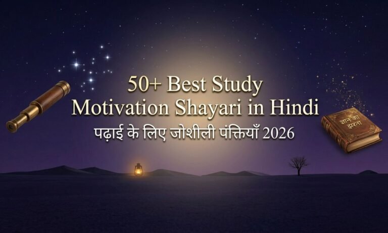 Study Motivation Shayari