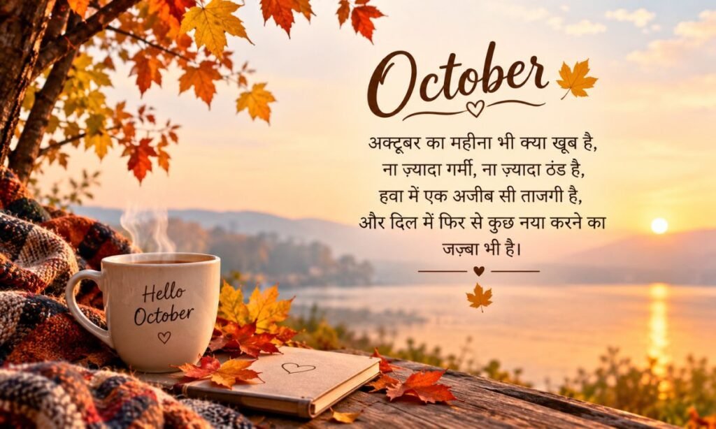 October shayari